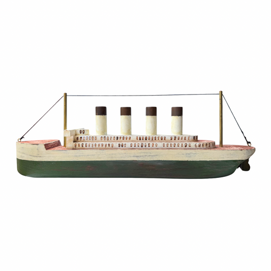 Ralph Original Wooden Ocean Liner Scupture
