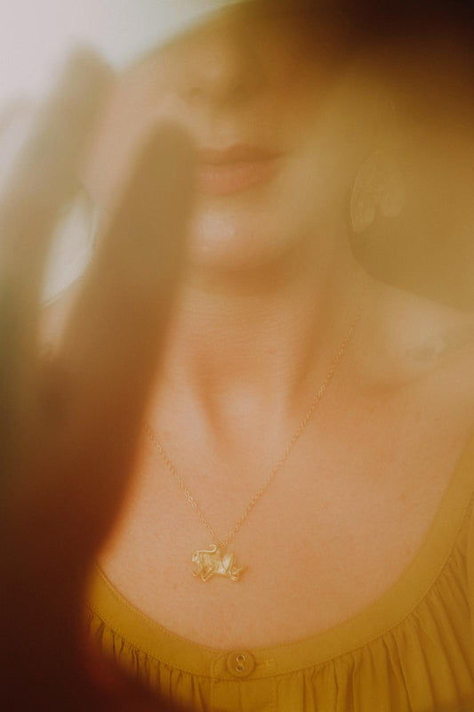 Tabby Booth X Rare Bear Jewellery • 24-Carat Gold Cricket Pendant