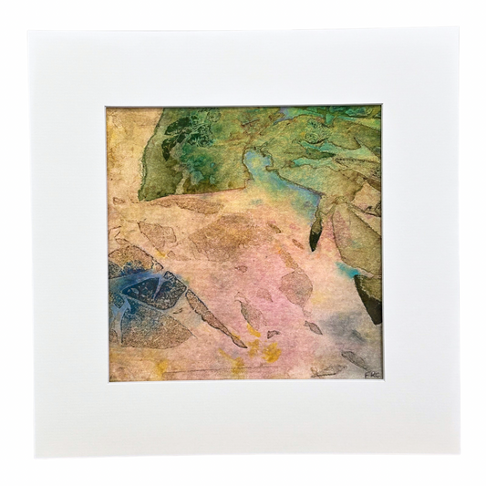Fiona Cant Original Monoprint on Tissue Paper