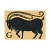 Tabby Booth Fine Art Print • G for Goat