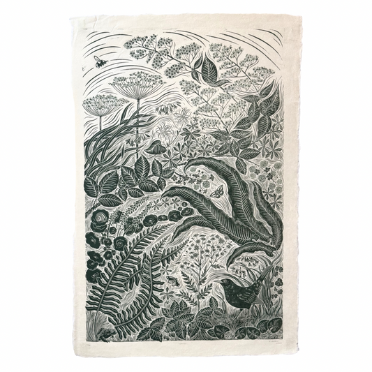 Emma Reith Original Linocut