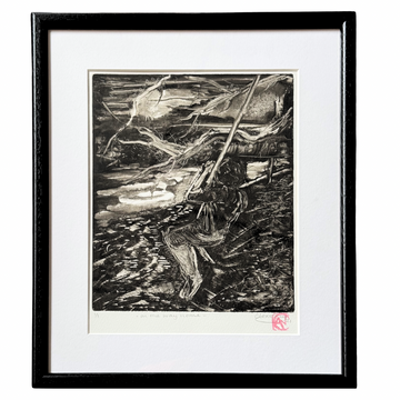 Clementine Neild Original Monotype in Frame