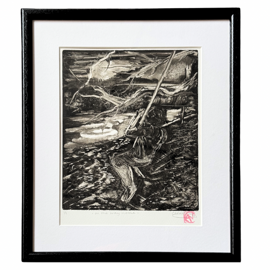 Clementine Neild Original Monotype in Frame