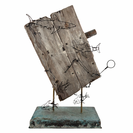 Ben Baker Sharks Wire Drawing Automata