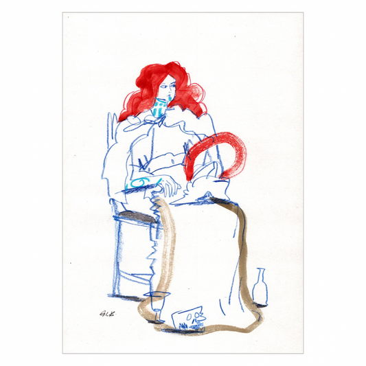 Georgie Bennett Original Life Drawing On Paper