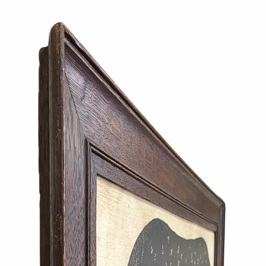 Tabby Booth Original Painting 'WILD PONY’ In Antique Wood Frame