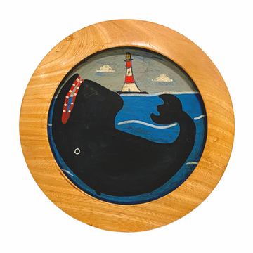 Steve Camps Original Framed Whale Painting