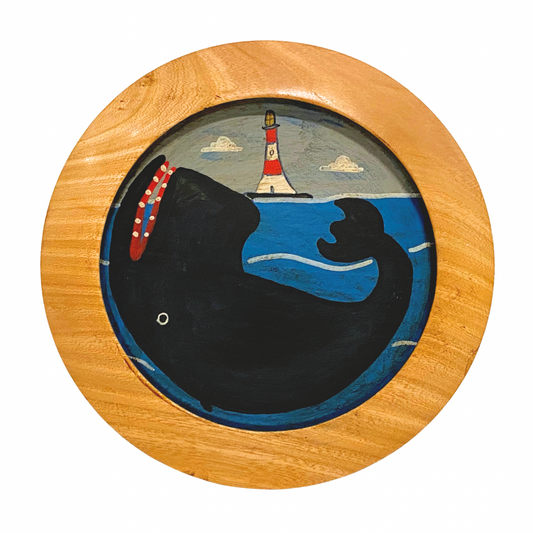 Steve Camps Original Framed Whale Painting