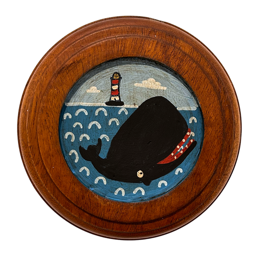 Steve Camps Original Framed Whale Painting
