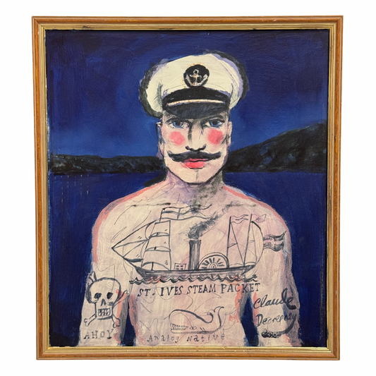 Gary Ray Smith X Chloe Woods Original Painting In Vintage Frame