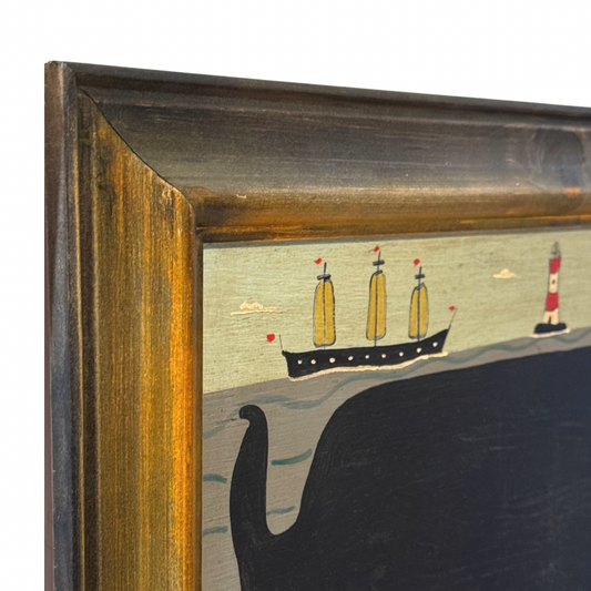 Steve Camps Original Framed Whale Painting
