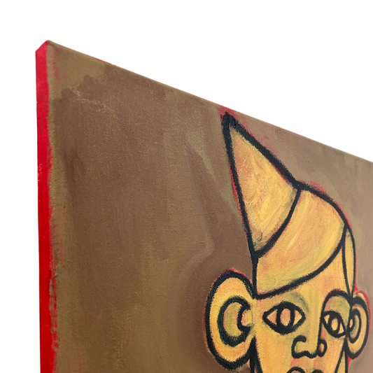 Vaughan Baker Original Painting on Canvas • Melancholy Of A Golden Boy