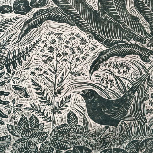Emma Reith Original Linocut