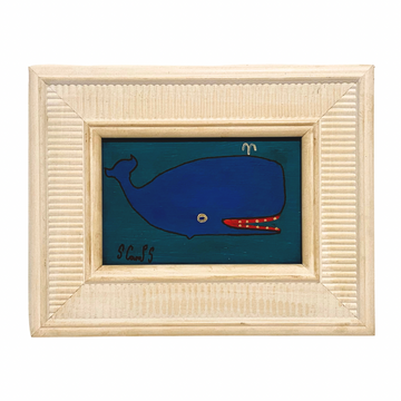 Steve Camps Original Framed Whale Painting
