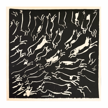 James Heslip Limited Edition Woodblock Handprint