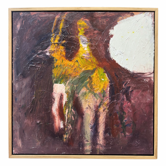 Jacqui Orly Ammon Original Oil Painting • Woman on Antelope