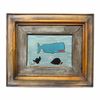 Steve Camps Original Framed Whale Painting