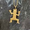Natasha Ratcliffe Hand Crafted Solid 18ct Gold ‘Goldman’ Pendant