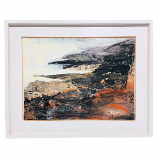 Fiona Cant Original Painting on Paper • Where Puffins Come To Nest