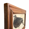 Tabby Booth Original Painting 'WAGTAIL’ In Antique Wood Frame