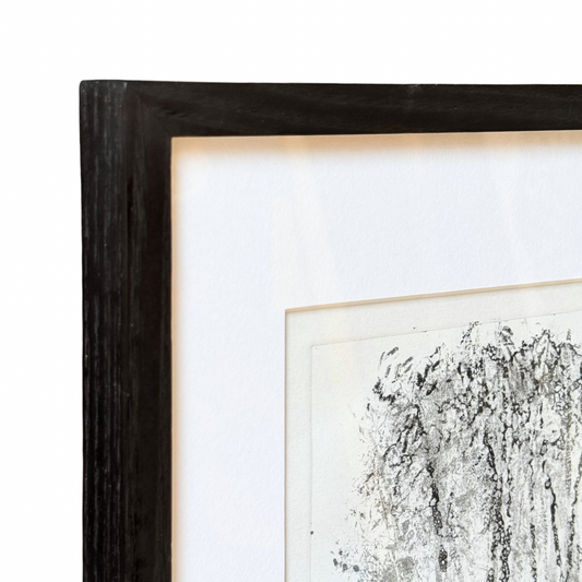Clementine Neild Original Monotype in Frame • Trebah Sketchbook: Bamboo 4
