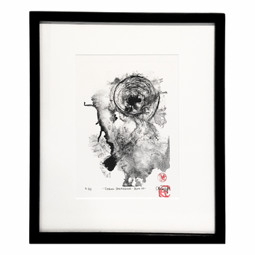 Clementine Neild Original Monotype in Frame • Trebah Sketchbook: Fern 10