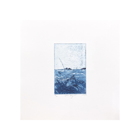 Niamh Spink ‘Blue Holywell’ Aquatint Etching