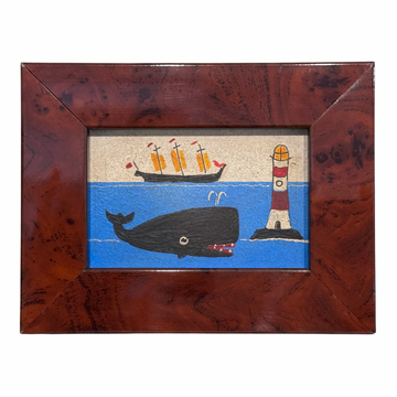 Steve Camps Original Framed Whale Painting