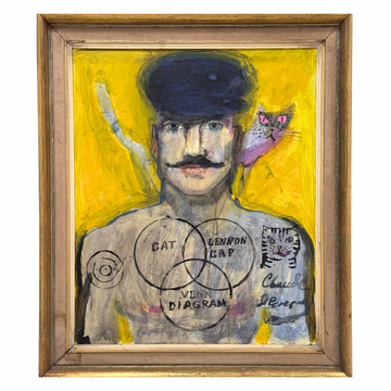 Gary Ray Smith Original Painting In Vintage Frame