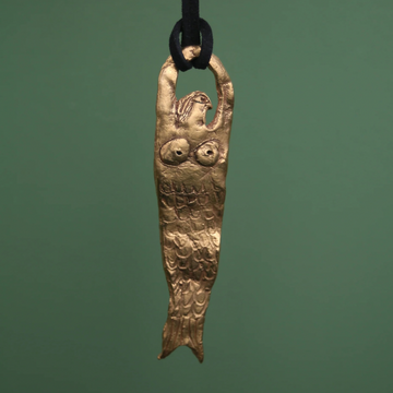 Tabby Booth X Rare Bear Jewellery • Brass Mermaid Pendant