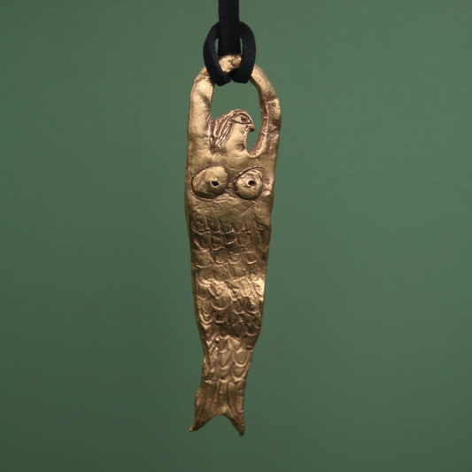 Tabby Booth X Rare Bear Jewellery • Brass Mermaid Pendant