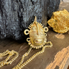 Natasha Ratcliffe Hand Crafted Solid 18ct Gold ‘Big Face’ Pendant