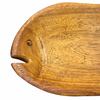James Heslip Iroko Fish Shallow Bowl