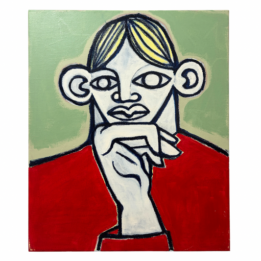 Vaughan Baker Original Painting on Canvas • Thoughts On Green
