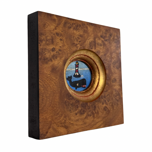 Steve Camps Original Framed Whale Painting