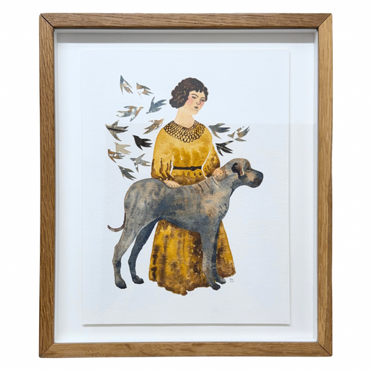 Tanya McBride Original Framed Watercolour Painting