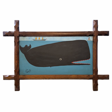 Steve Camps Original Framed Whale Painting