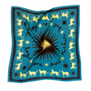 Tabby Booth 100% Silk Hound Dog Scarf
