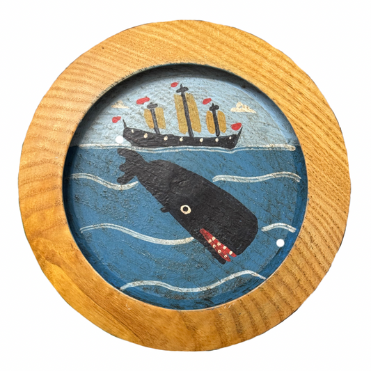 Steve Camps Original Framed Whale Painting