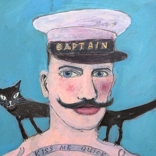 Gary Ray Smith Original Painting • Captain & Treacle