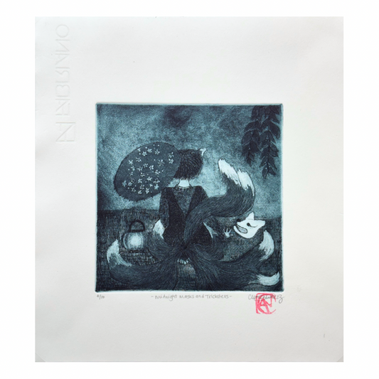 Clementine Neild Original Aquatint Etching