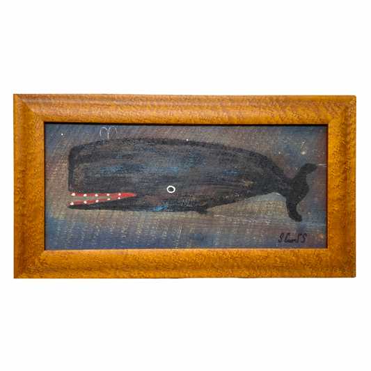 Steve Camps Original Framed Whale Painting