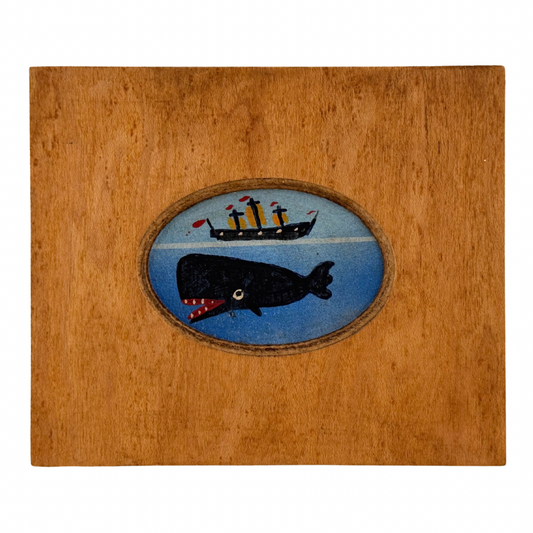 Steve Camps Original Framed Whale Painting