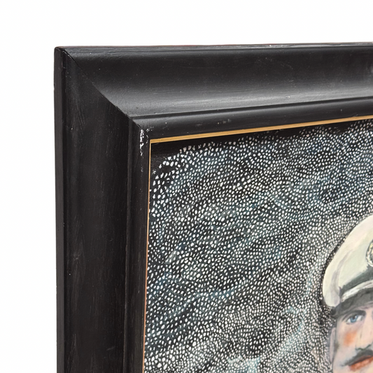 Gary Ray Smith X Chloe Woods Original Painting In Vintage Frame