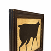 Tabby Booth Painting HOUND in Vintage Frame