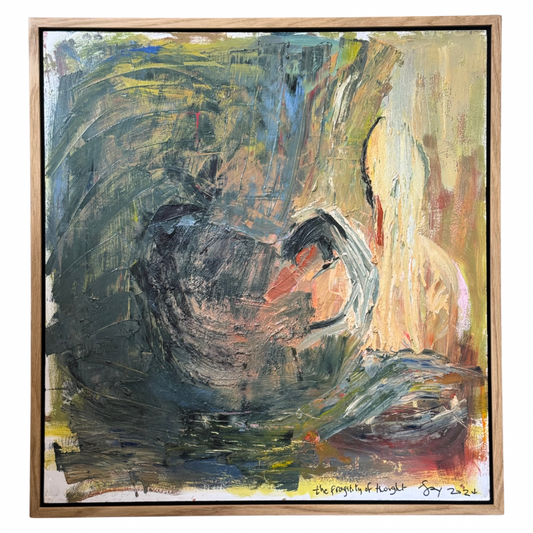Jacqui Orly Ammon Original Oil Painting • The Fragility of Thought