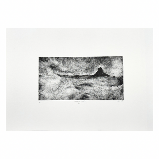 Niamh Spink ‘Stormy Castle’ Monotype