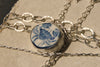 Eloise Rose Handmade Recycled Silver & Porcelain Pendant Necklace  • Crab