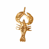 Tabby Booth X Rare Bear Jewellery • 24-Carat Gold Plated Lobster Pendant