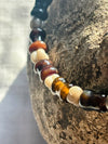 Emme Wears Handcrafted Foraged Glass Tidal Hourglass Necklace